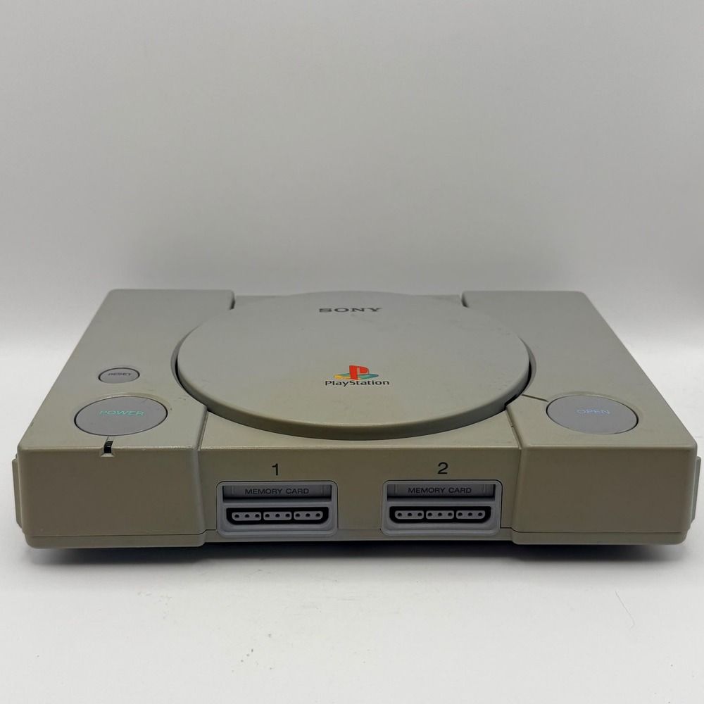 Sony PlayStation 1 Console Original PS1 Grey Retro Video Game System Console